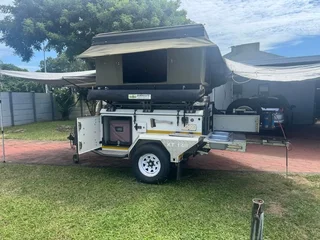JURGENS XT 140 CAMPING TRAILER with Hydraulic Rooftop Tent.