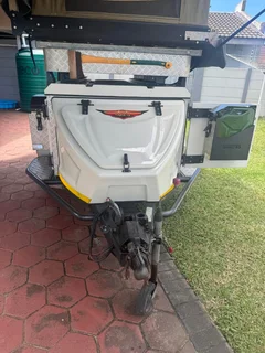 JURGENS XT 140 CAMPING TRAILER with Hydraulic Rooftop Tent.