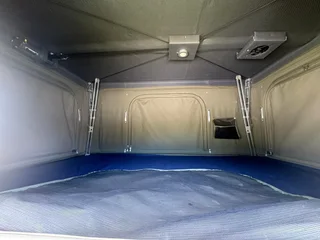 JURGENS XT 140 CAMPING TRAILER with Hydraulic Rooftop Tent.