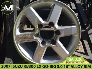 MV0756-2007-ISUZU KB300 LX GO BIG 3.0 16 INCH ALLOY RIM-#360