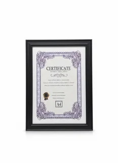 A4 certificate frame