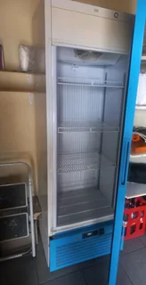 Single door display freezer
