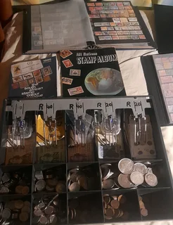 coins,stamps, medals, bank notes