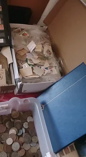 stamps, coins, medals, bank notes