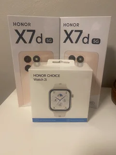 Honor X7d 256GB Dual Sim Smartphones  &#43; Honor i2 Smart Watch