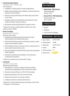 E &amp; I ELECTRICIAN seeks contract to permanent employment