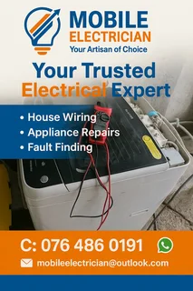 ⚡ Independent Electrical Contractor Installations • Maintenance • Appliance Repair ☎️ 0764860191