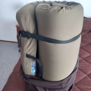 RV4 Oz Tent, with front and 2 side panels. 2 Stretchers and Mattresses