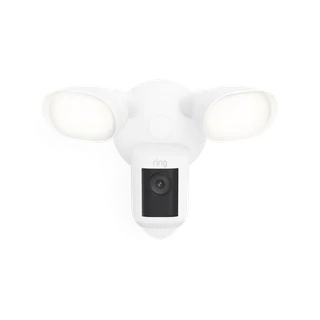 Ring Floodlight Security Camera Pro | 1080HD | Bird&#39;s Eye View - White