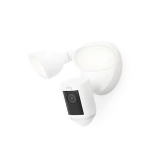 Ring Floodlight Security Camera Pro | 1080HD | Bird's Eye View - White