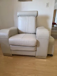 GENUINE LEATHER COUCH SET