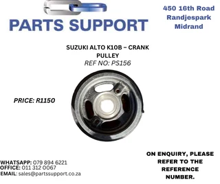 Suzuki Alto K10B - Crank Pulley