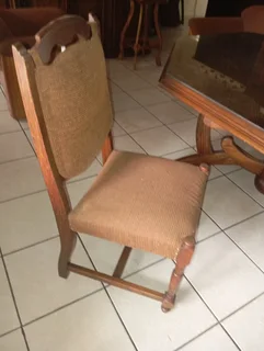 solid oak dining table