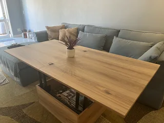 2 in 1 coffee table and dinning table
