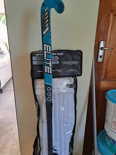 Cricket helmet/pads &amp; hockey stick