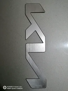 Metal KIA front bumper badge