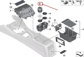 Cupholder Ashtray OEM BMW F40 F44 G42 G20 G21 G22 G23 G26 G30 G01 G02