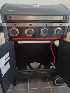 Alva Atlas 4-Burner Gas Braai with side burner