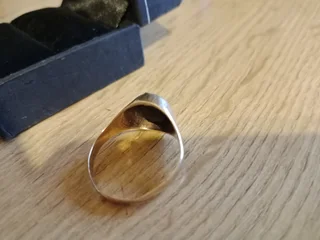 Mens 9ct gold Only ring