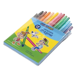 Marlin Kids Retractable Crayons (12 Piece)