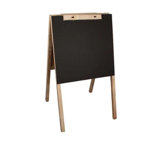 Double Black Board Easel (60.5 x 108 x 6.5cm)
