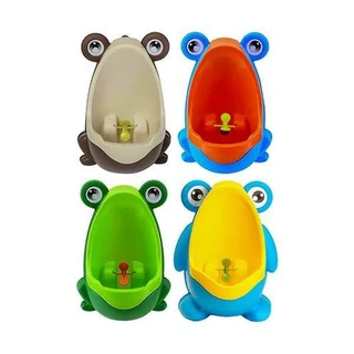 Froggy Urinal for Boys [Blue &amp; Orange] (29 x 21cm)