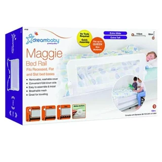 Maggie Bedrail [White] (50 x 110 x 17cm)