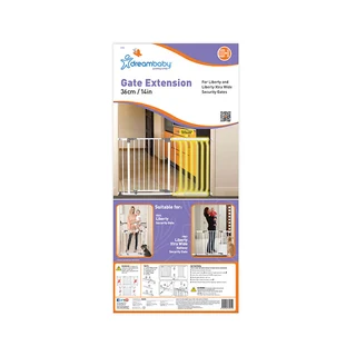 Liberty Hallway Gate Extension – White [Steel] (36cm)