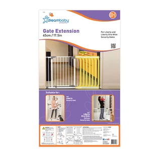 Liberty Hallway Gate Extension – White [Steel] (45cm)