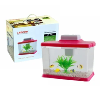 Desktop Aquarium with LED Light & Internal Filter (27.2 x 16.6 x 23.1cm)
