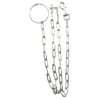 Dog Chain with Ring & Hook (180 x 1.7 x 9.5cm)