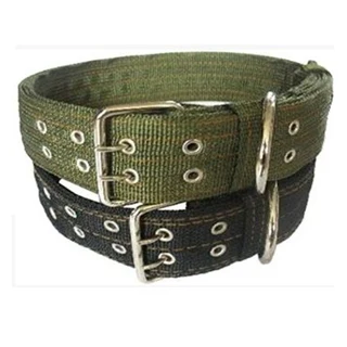 Adjustable Dog Training Collar with Metal Buckle (64 x 4cm / 75.5 x 4.5cm)