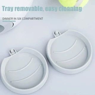 Doggie Treat Dispenser with Tennis Ball (18.5 x 18 x 18cm)