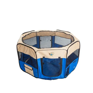 XL Pop-Up Pet Pens [Material] (140 x 140 x 98cm) – Black