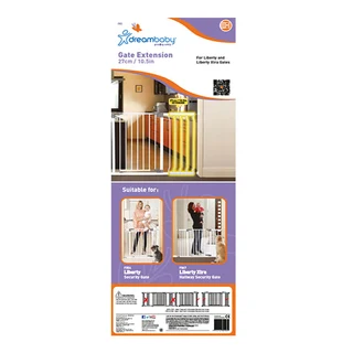 Liberty Hallway Gate Extension – White [Steel] (27cm)