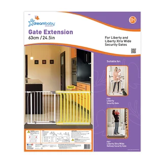 Liberty Hallway Gate Extension – White [Steel] (63cm)