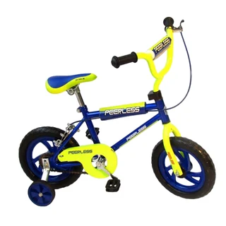 BMX Bicycle with Training Wheels [Yellow & Blue] (12 inch)