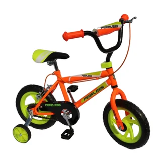 "Kids Bicycle with Training Wheels [Orange & Black] (12 inch)