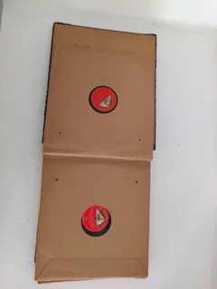 Vintage 78rpm Gramophone Album Columbia Holder Containing 12 Vintage Shellac Discs