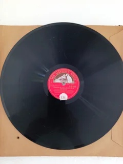 Vintage 78rpm Gramophone Album Columbia Holder Containing 12 Vintage Shellac Discs