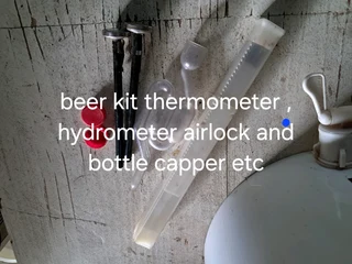 Complete home beer brewing kit