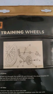 Mongoose bicycle training wheels