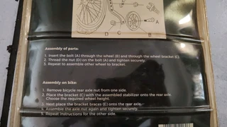 Mongoose bicycle training wheels