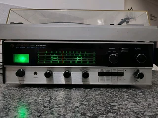 VINTAGE  KENWOOD AMP AND LP PLAYER