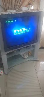 Flat screen Sony TV with cabinate