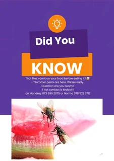 Pest control and hygiene