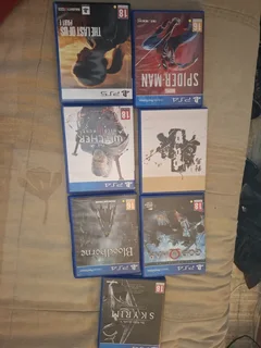 7 Playstation games for sale (6 Ps4 &#43; 1 Ps5)