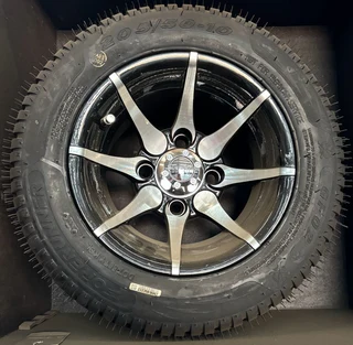 Golf Cart Rims & Tyres Combo