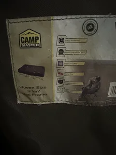 Camp master queen mattress stand