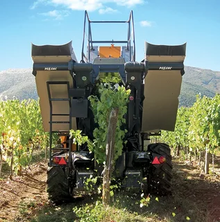 2 Hand Pellenc 8050 Pull Type Grape Harvester
